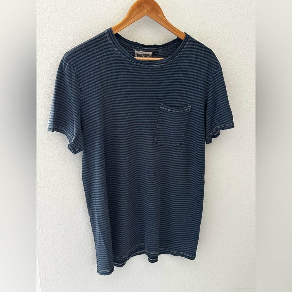 Jungmaven Striped Hemp Pocket T-Shirt